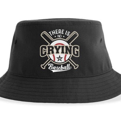 There Is No Crying In Baseball Sustainable Bucket Hat