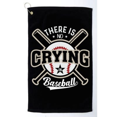 There Is No Crying In Baseball Golf Towel