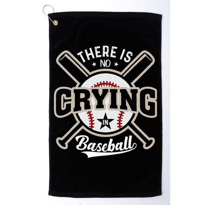 There Is No Crying In Baseball Golf Towel
