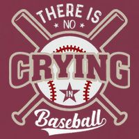 There Is No Crying In Baseball 16oz Travel Tumbler