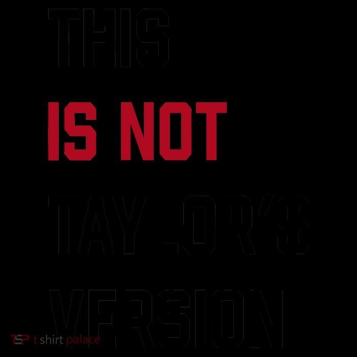 This Is Not Taylor Version Drawstring Bag