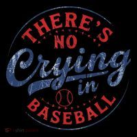 There Is No Crying In Baseball Funny Game Day Baseball Mom  Flexfit Unipanel Trucker Cap