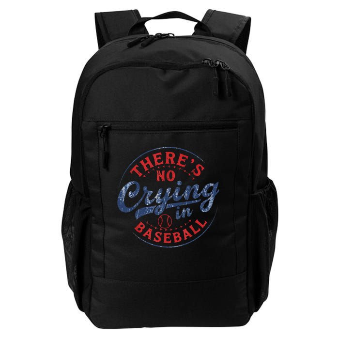 There Is No Crying In Baseball Funny Game Day Baseball Mom  Backpack
