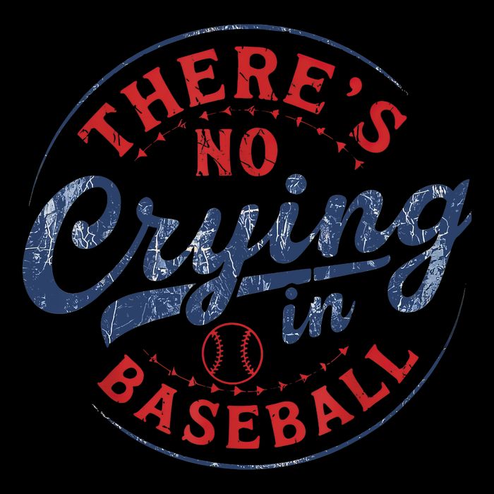 There Is No Crying In Baseball Funny Game Day Baseball Mom  Drawstring Bag