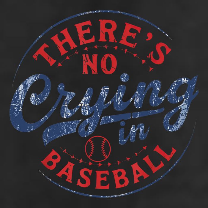 There Is No Crying In Baseball Funny Game Day Baseball Mom  25L Jumbo Tote