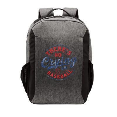 There Is No Crying In Baseball Funny Game Day Baseball Mom  Vector Backpack