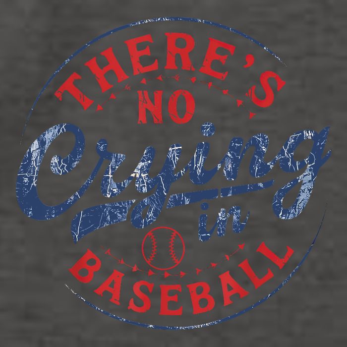 There Is No Crying In Baseball Funny Game Day Baseball Mom  Vector Backpack