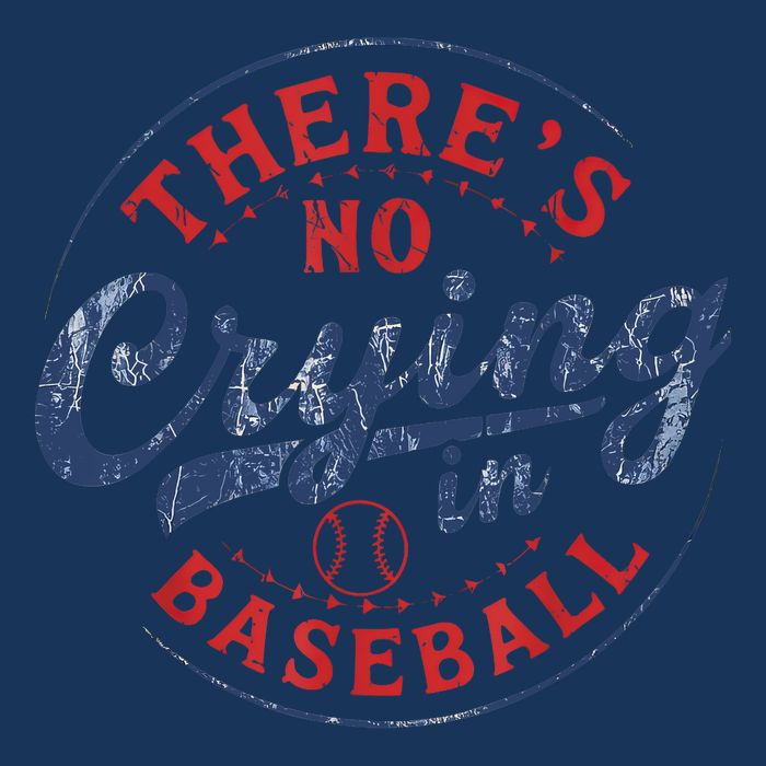 There Is No Crying In Baseball Funny Game Day Baseball Mom  Infant Baby Jersey Bodysuit