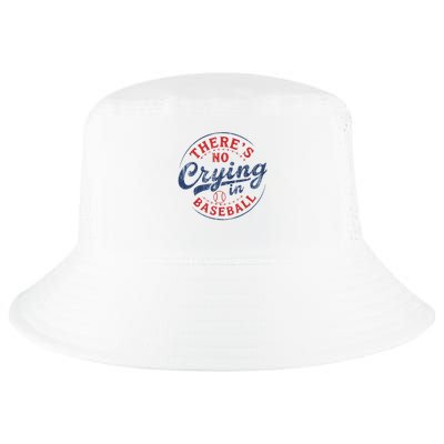 There Is No Crying In Baseball Funny Game Day Baseball Mom  Cool Comfort Performance Bucket Hat