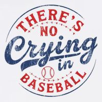 There Is No Crying In Baseball Funny Game Day Baseball Mom  Bucket Hat