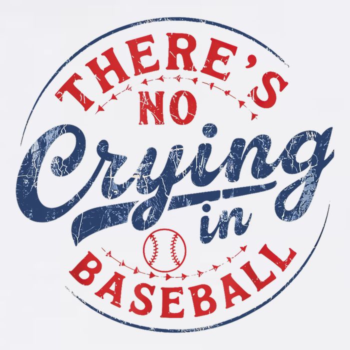 There Is No Crying In Baseball Funny Game Day Baseball Mom  Bucket Hat