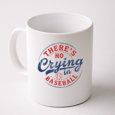 There Is No Crying In Baseball Funny Game Day Baseball Mom  Mug