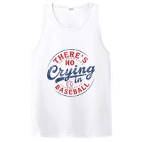 There Is No Crying In Baseball Funny Game Day Baseball Mom  PosiCharge Competitor Tank