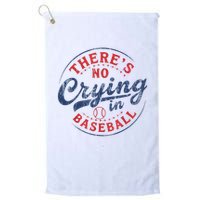 There Is No Crying In Baseball Funny Game Day Baseball Mom  Golf Towel