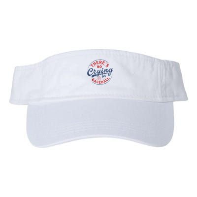 There Is No Crying In Baseball Funny Game Day Baseball Mom  Visor