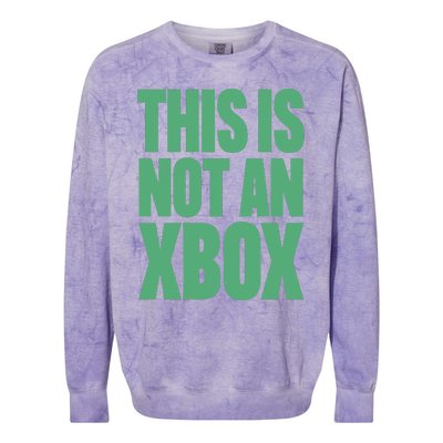 This Is Not An Xbox Colorblast Crewneck Sweatshirt