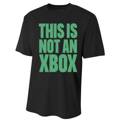 This Is Not An Xbox Performance Sprint T-Shirt