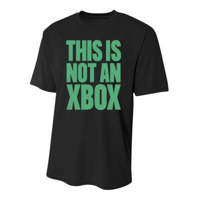 This Is Not An Xbox Youth Performance Sprint T-Shirt