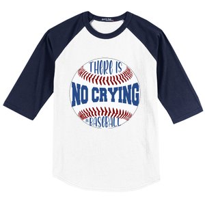 There Is No Crying In Baseball Cool Gift Baseball Sleeve Shirt