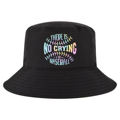 There Is No Crying In Baseball Tie Dye Cool Comfort Performance Bucket Hat