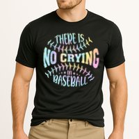 There Is No Crying In Baseball Tie Dye Cooling Performance Crew T-Shirt