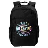 There Is No Crying In Baseball Tie Dye Backpack