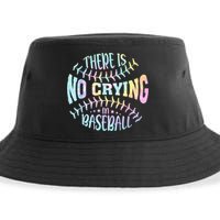 There Is No Crying In Baseball Tie Dye Sustainable Bucket Hat