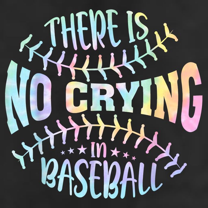 There Is No Crying In Baseball Tie Dye 11oz C Handle Ceramic Mug
