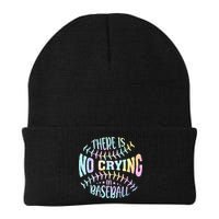 There Is No Crying In Baseball Tie Dye Beanie