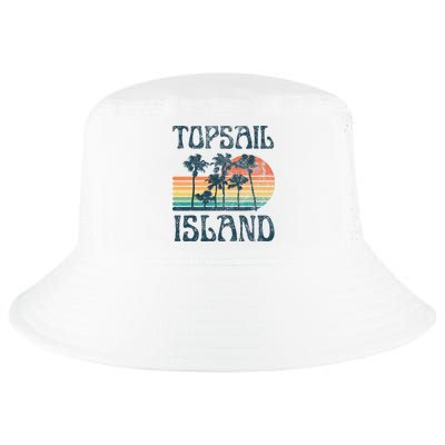 Topsail Island North Carolina Beach Summer Vacation Vintage Cool Comfort Performance Bucket Hat