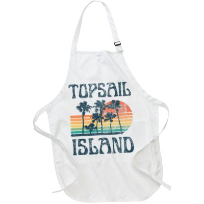 Topsail Island North Carolina Beach Summer Vacation Vintage Apron