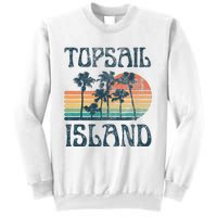 Topsail Island North Carolina Beach Summer Vacation Vintage Sweatshirt