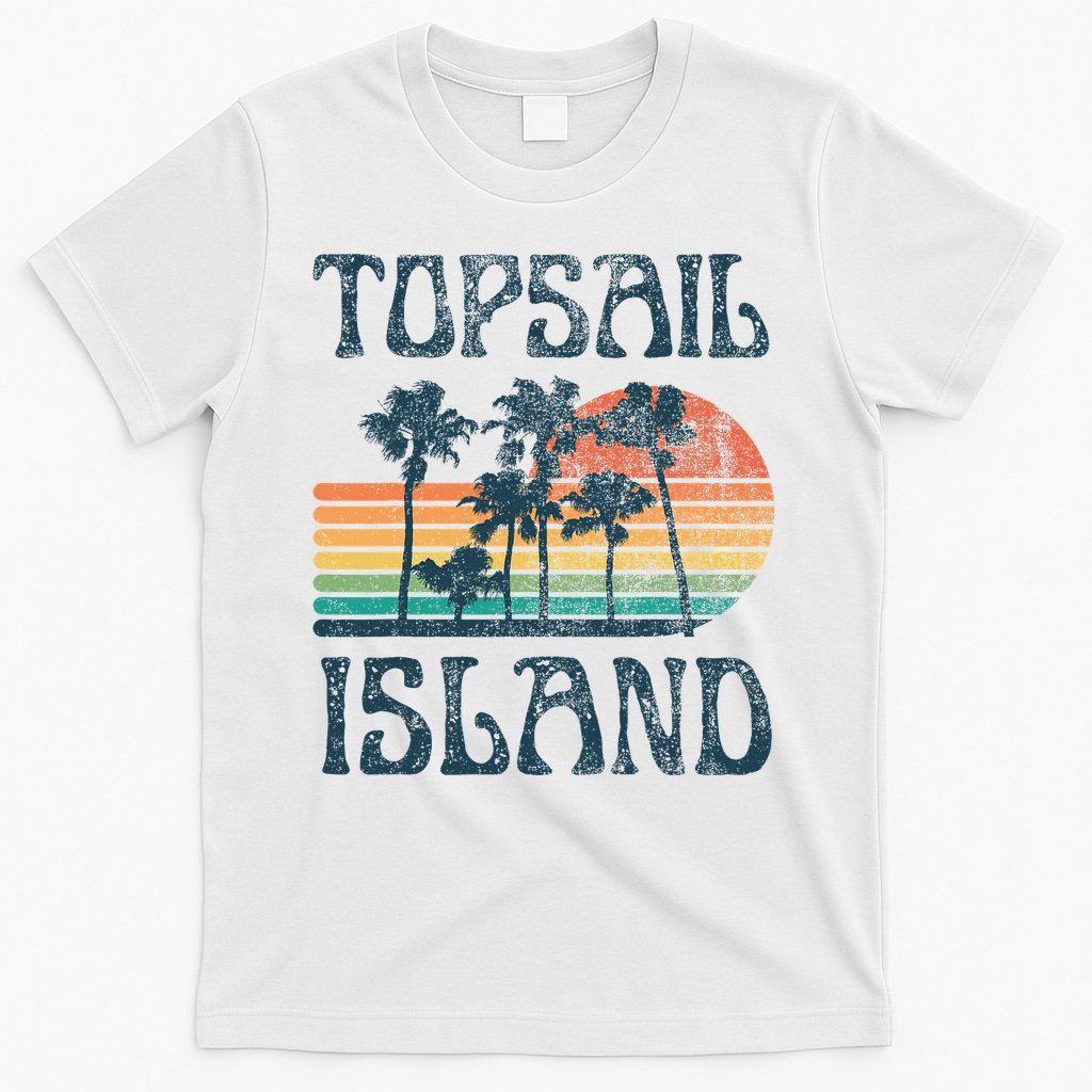 Topsail Island North Carolina Beach Summer Vacation Vintage T-Shirt