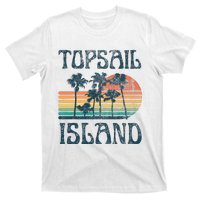 Topsail Island North Carolina Beach Summer Vacation Vintage T-Shirt