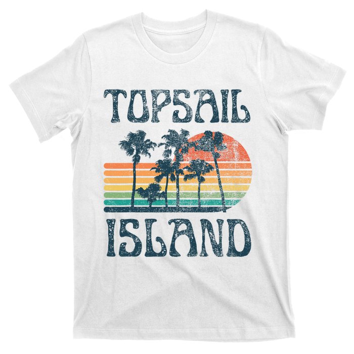 Topsail Island North Carolina Beach Summer Vacation Vintage T-Shirt