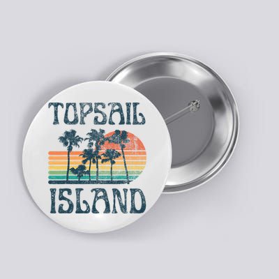 Topsail Island North Carolina Beach Summer Vacation Vintage Button