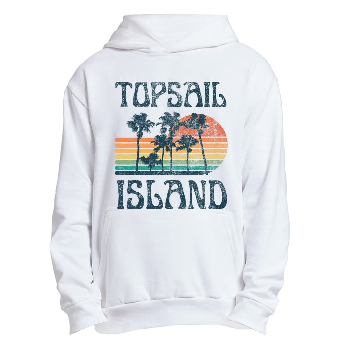 Topsail Island North Carolina Beach Summer Vacation Vintage Urban Pullover Hoodie