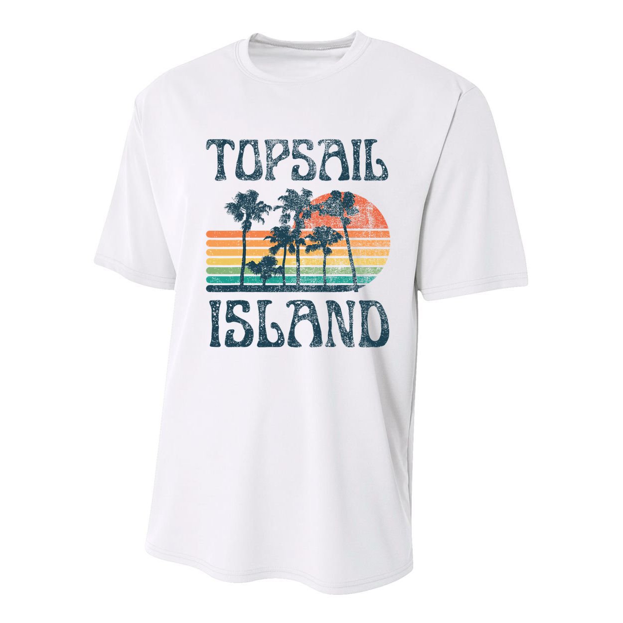 Topsail Island North Carolina Beach Summer Vacation Vintage Youth Performance Sprint T-Shirt