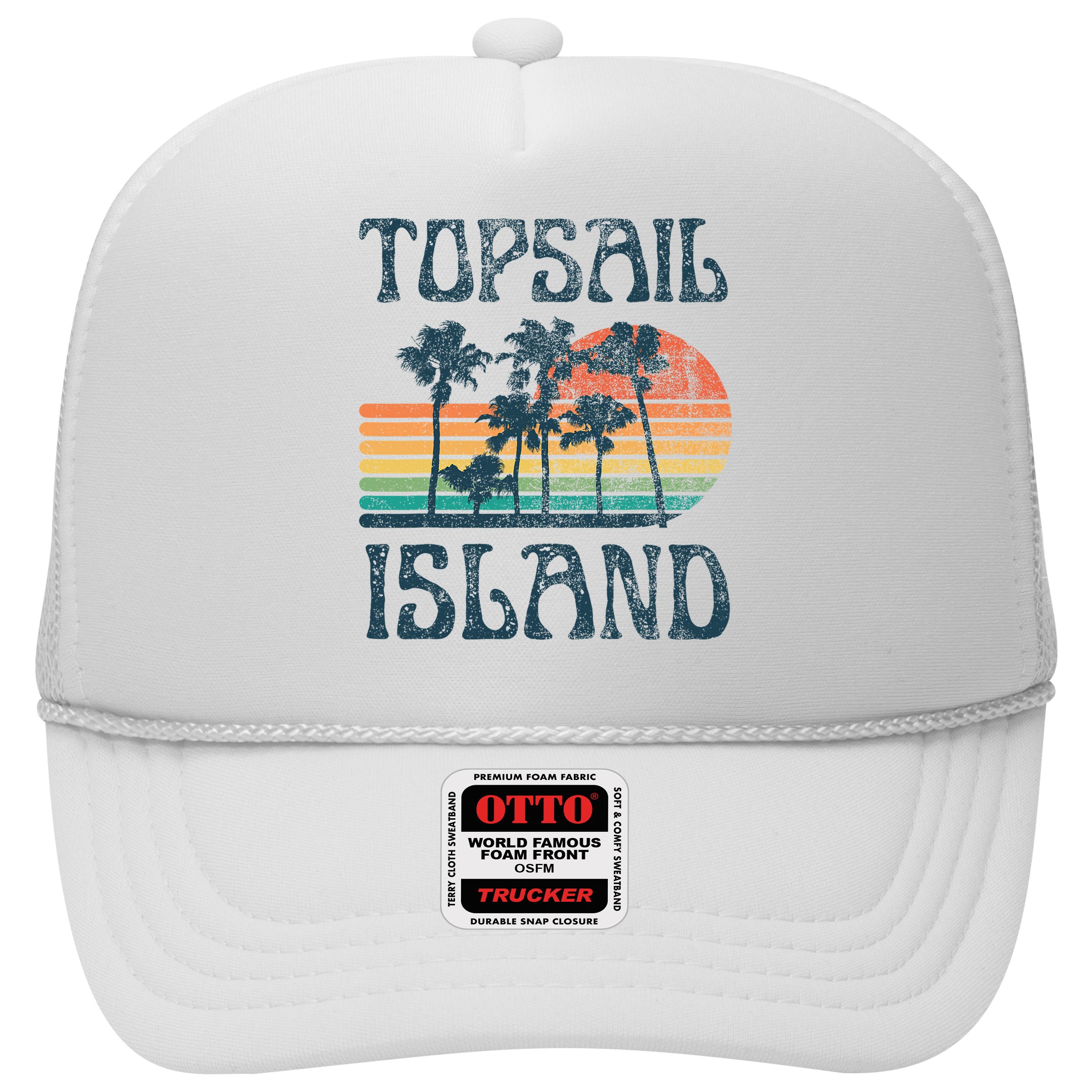 Topsail Island North Carolina Beach Summer Vacation Vintage Hat