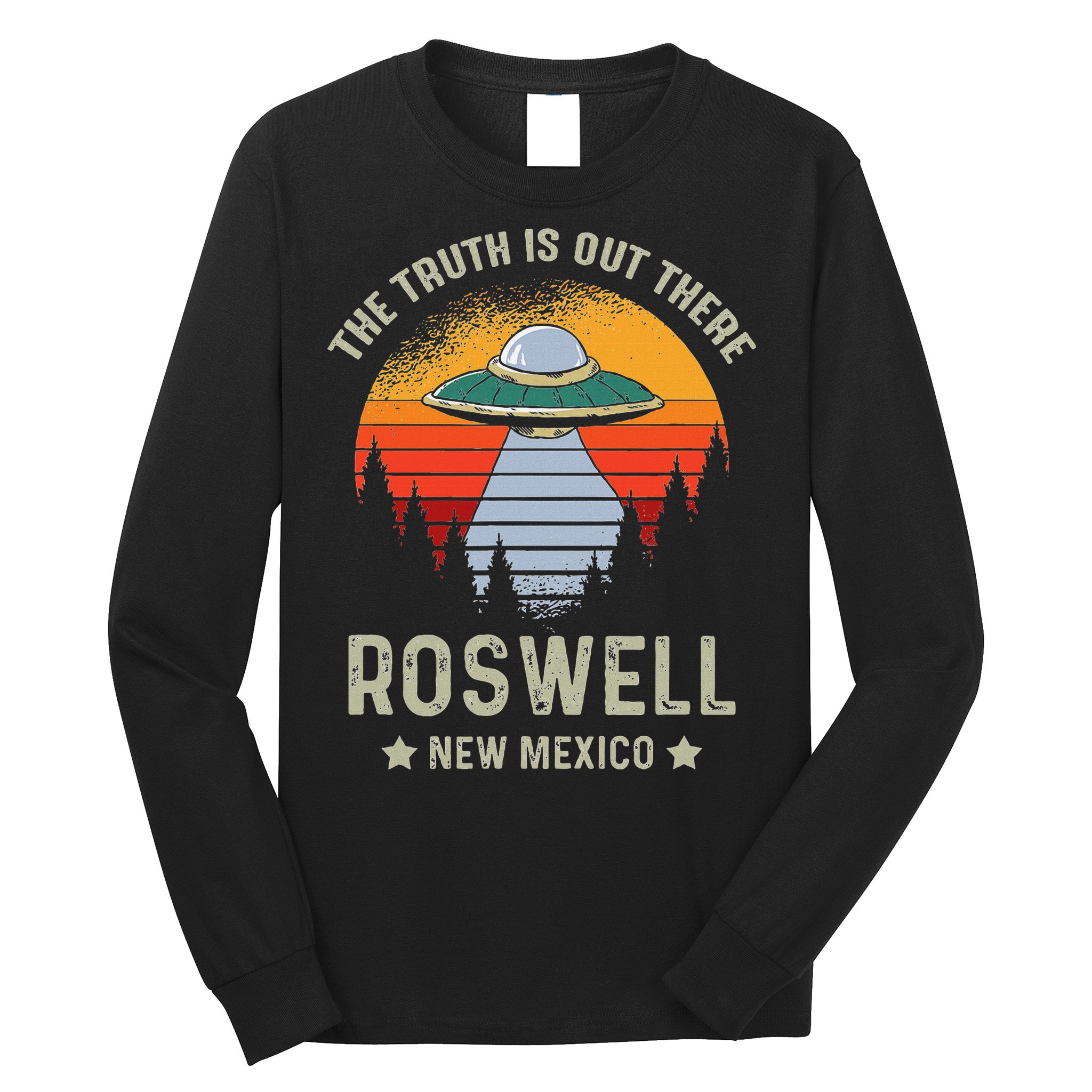 Truth Is Out There Roswell New Mexico Alien Abduction Ufo Long Sleeve Shirt