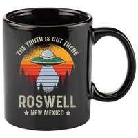 Truth Is Out There Roswell New Mexico Alien Abduction Ufo 11oz C Handle Ceramic Mug