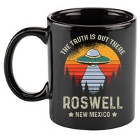 Truth Is Out There Roswell New Mexico Alien Abduction Ufo 11oz C Handle Ceramic Mug
