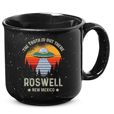 Truth Is Out There Roswell New Mexico Alien Abduction Ufo 15oz Campfire Ceramic Mug