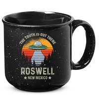 Truth Is Out There Roswell New Mexico Alien Abduction Ufo 15oz Campfire Ceramic Mug
