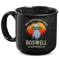 Truth Is Out There Roswell New Mexico Alien Abduction Ufo 15oz Campfire Ceramic Mug