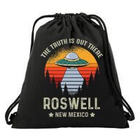 Truth Is Out There Roswell New Mexico Alien Abduction Ufo Drawstring Bag
