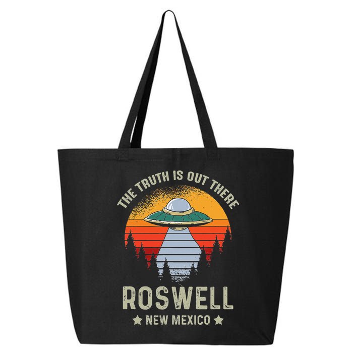 Truth Is Out There Roswell New Mexico Alien Abduction Ufo 25L Jumbo Tote
