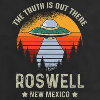 Truth Is Out There Roswell New Mexico Alien Abduction Ufo 25L Jumbo Tote