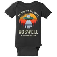 Truth Is Out There Roswell New Mexico Alien Abduction Ufo Baby Bodysuit