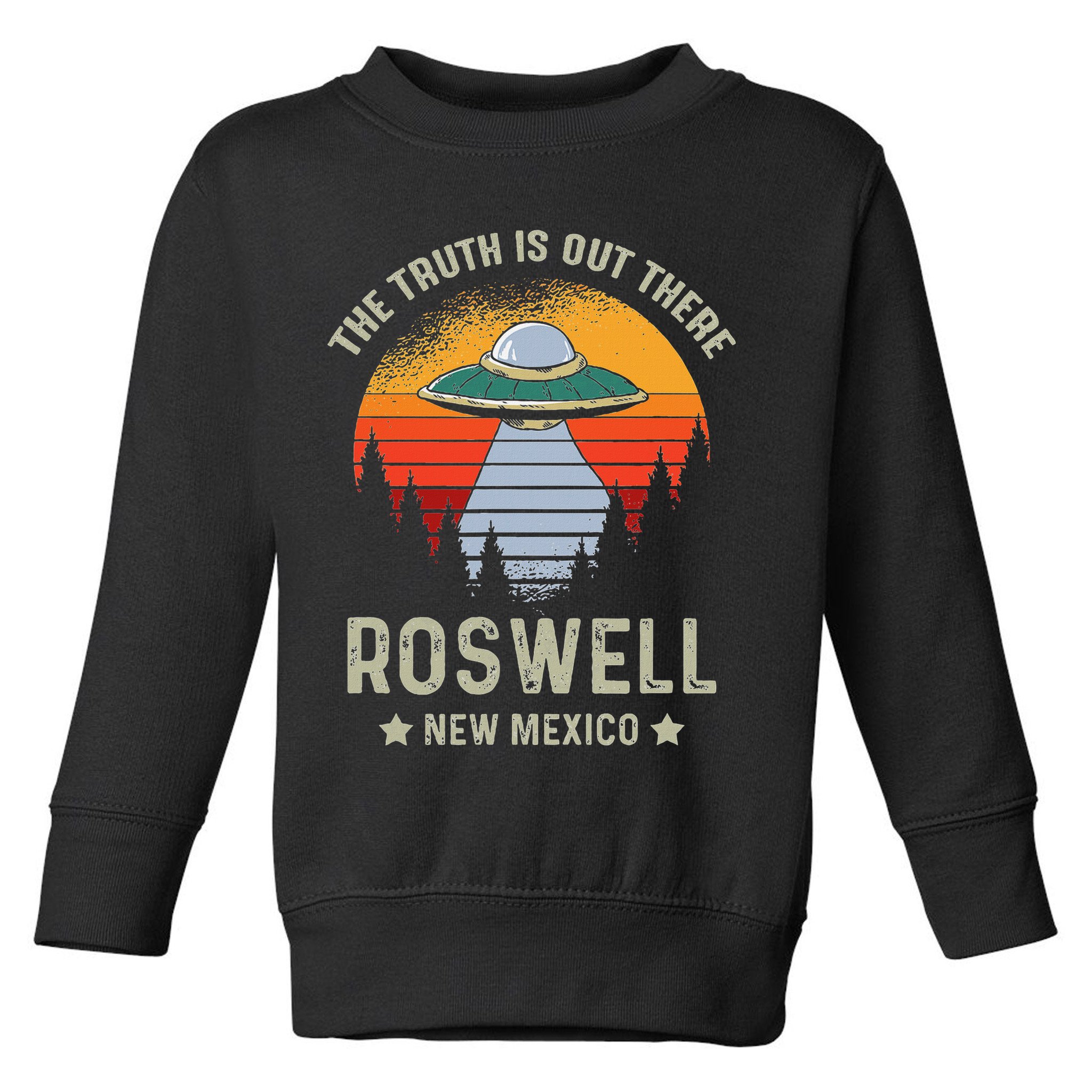 Truth Is Out There Roswell New Mexico Alien Abduction Ufo Toddler Sweatshirt